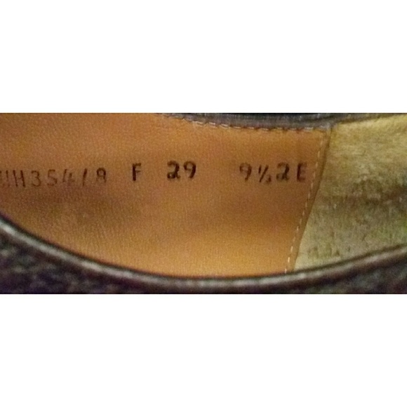 SALVATORE FERRAGAMO STUDIO BROWN OXFORDS - Picture 6 of 6